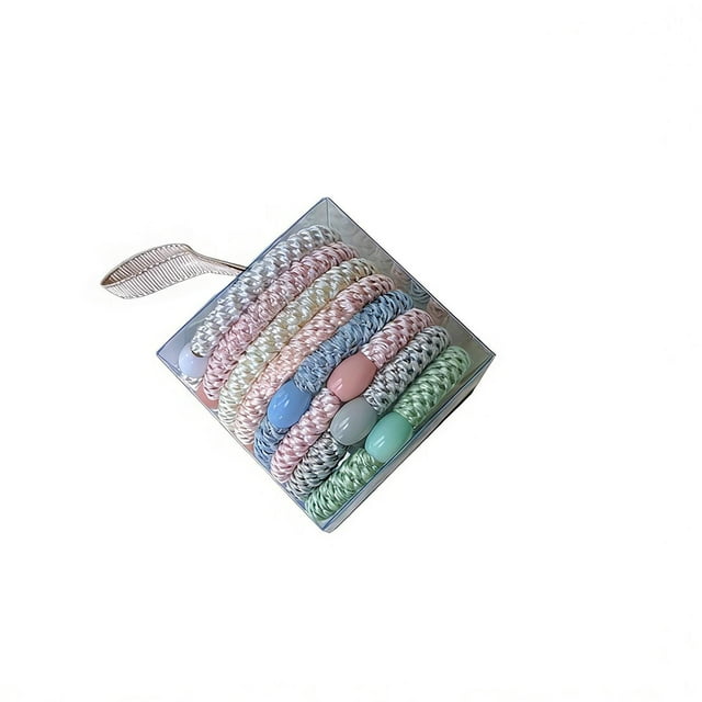 EGNMCR Bandeau Tressé Bandeau en Caoutchouc Haute Élasticité Ruban Coloré