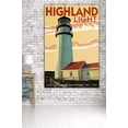 thumbnail image 2 of Cape Cod, Massachusetts, Highland Light (36x54 Giclee Gallery Art Print, Vivid Textured Wall Decor), 2 of 3
