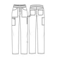 thumbnail image 5 of Dickies Women and Men Natural Rise Pant with 2 Pockets and Adjustable Drawstring, 83006, 5 of 8