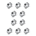 thumbnail image 3 of Guardurnaity Anillo de acero inoxidable Anillos de anzuelo Anillos Estilo simple Accesorio de moda Joyería para la decoración del día del padre 8 color acero ocho 10Conjunto, 3 of 6