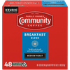 Community Coffee Breakfast Blend Medium Roast Single Serve Keurig K-Cup Pods 48 ct Box