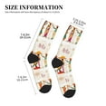 thumbnail image 3 of Vsdgher Black African Woman Unisex Crew Socks Lightweight Breathable Ventilation Ankle Socks, Mid-calf socks for Daily, 3 of 7