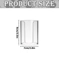 thumbnail image 3 of Storage Shelf Rack Acrylic Disposable Paper Cup Storage Box Cotton Organizer Mouthwash Cup Holder, 3 of 7