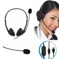 thumbnail image 4 of Auricular USB Ordenador portátil Auriculares con cable Juegos en línea Chat en línea Auriculares de control de línea montados en la cabeza Inevent EL4909-00B, 4 of 6