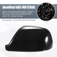 thumbnail image 4 of Unique Bargains Pair Car Rear View Mirror Cover Cap Replacement Gloss Black for Volkswagen Transporter T5 T6 Mirror Caps, 4 of 6