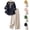 10# Black, variant on 2 Piece Outfits for Women Summer Dressy Casual Boho Embroidered Tops Capri Pants Linen Sets for Women 2 Piece Pink M-2