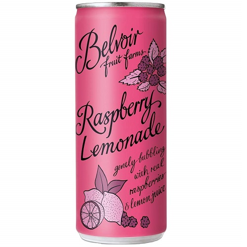 Belvoir Raspberry Lemonade Presse in Cans 250ml (Pack of 3) Walmart