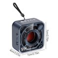 thumbnail image 3 of Jusqu'à 65 % de Rabais Haut-Parleur Bluetooth Sans Fil Transparent Mecha Wind Small SteelCannon Éblouissant Extérieur Portable Caisson de Basses Petit Haut-Parleur, 3 of 6