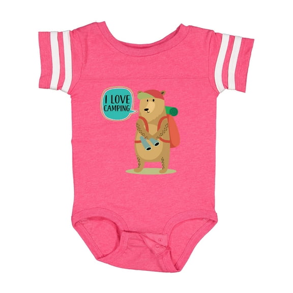 Inktastic I Love Camping Summer Camp Boys or Girls Baby Bodysuit