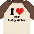 thumbnail image 4 of Inktastic I Heart My Babysitter Boys or Girls Long Sleeve Baby Bodysuit, 4 of 5