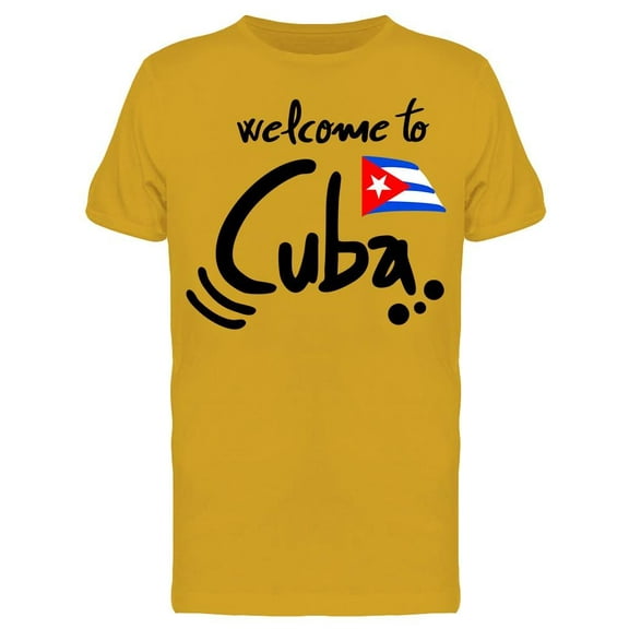 Welcome To Cuba T-Shirt Men -Image by Shutterstock, Male 3X-Large