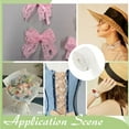 thumbnail image 5 of 5 Yards White Scalloped Edge Ribbon 1-1/2 inch Lace Edge Corduroy Ribbon Scalloped Edge Crocheted Lace Trim Fabric for Scrapbooking Wrapping Sewing Craft Wedding Home Décor, 5 of 8