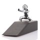 thumbnail image 1 of Tope de puerta, aleación de zinc Little and Man con bases de goma antideslizantes Tope de puerta Antirrobo seguro Tapón de puerta Novedad decorativa ShuxiuWang 1327537096153, 1 of 5
