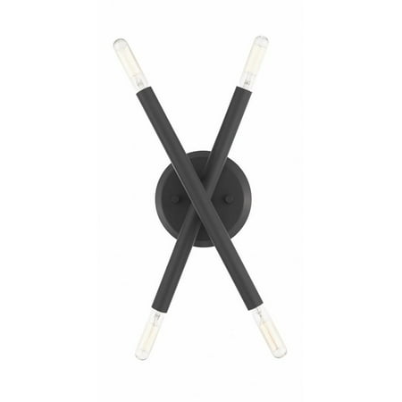 

4 Light Ada Wall Sconce in Mid Century Modern Style 6 inches Wide By 11.25 inches High-Scandinavian Gray Finish Bailey Street Home 218-Bel-4188743