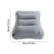thumbnail image 3 of PVC Flocking Press Inflatable Lumbar Pillow Travel Inflatable Pillow Car Nap Inflatable Pillow Flocking Lumbar Cushion Pillow, 3 of 6