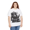 thumbnail image 3 of Unisex Heavy Cotton T-Shirt  Girl Guitarist Rocking 001, 3 of 5