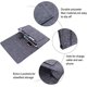 thumbnail image 4 of Organizador de mesita de noche gris, bolsillo para mesita de noche, libro con caddy, gafas para guardar teléfono, 1 ud., 4 of 5