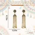 thumbnail image 2 of DESIGNICE Boho Earrings,Stud Earrings Cute Earrings for Women,Chain Tassels Boho Earrings for Women,Style1, 2 of 7