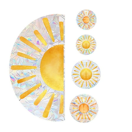OUNONA  Removable Wallpaper Blackout Window Covering Sun Sticker