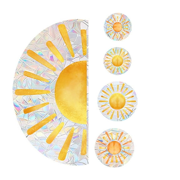 OUNONA  Removable Wallpaper Blackout Window Covering Sun Sticker
