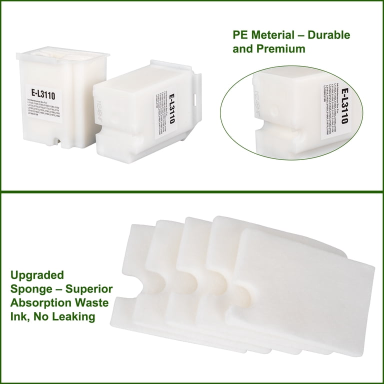 BGHSCA Waste Ink Pad Replacement for Epson Ecotank ET-2800 ET-4800