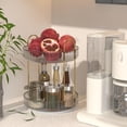 thumbnail image 4 of Clearance! 2-Tier Rotate Bathroom Counter Organizer, Countertop Perfume Tray And Vanity Organizer,Corner Makeup Storage, Organizer Countertop For Dresser，Spice Rack, 4 of 4