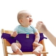 thumbnail image 2 of Silla de comedor portátil plegable, cinturón de seguridad, cinturón protector con hebilla para bebé y niño pequeño, 2 of 8