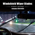 thumbnail image 2 of 1 par de 26" 18" Juego de hojas de limpiaparabrisas delanteras 61612147361 Reemplazo negro para BMW 528i 2011-2016 XDrive 2012-2016, 2 of 7