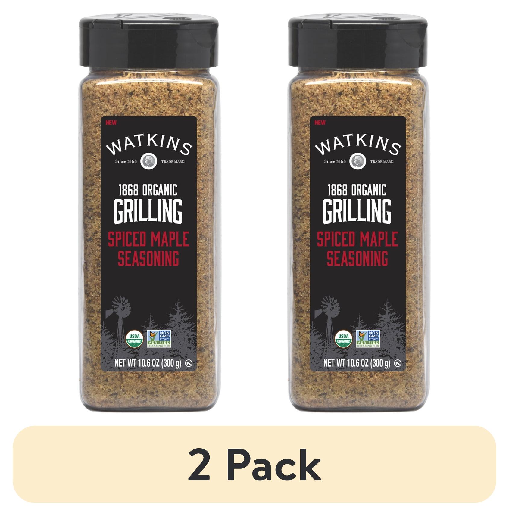 (2 pack) Watkins Organic Spiced Maple Seasoning, 10.6 oz