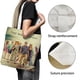 thumbnail image 3 of The White Lotus Bolso de tela con estampado de lienzo para mujer, bolsa de compras reutilizable y estética, con cremallera interior, regalo para mujer,40*40cm., 3 of 6