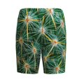 thumbnail image 2 of Haiem Thorns Of Macro Cactus Men's Pajama Short with Soft Woven Cotton Elastic Waistband Sleep Short-3X-Large, 2 of 9