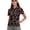 Candy Cane Pattern, variant on Whosucclay Flaming Golf Ball Pattern V Neck Golf Shirt for Tennis Outdoor Exercise, Skin Friendly Women Short Sleeve Golf Shirts Collared Polyester V Neck Golf Shirts Size Medium