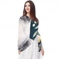 thumbnail image 5 of Koala Elegant Translucent Chiffon Silk Scarf Lightweight Breathable 180*73, 5 of 6