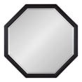 thumbnail image 3 of Kate and Laurel Hogan Framed Octagon Wall Mirror, Black 24x24, 3 of 9