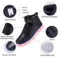 thumbnail image 3 of YAZI  Led Light Up Shoes for Kids High Top Sneakers for Boys Girls Hip-Hop Dancing Shoes for Halloween Christmas Party with USB Charging, 3 of 13