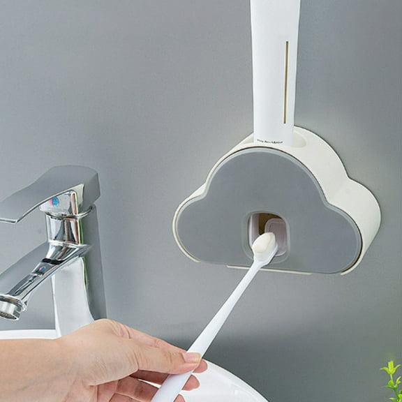IMossad Toothpaste Dispenser, Automatic Toothpaste Squeezer for Kids, Wall Mounted for Bathroom