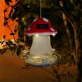 thumbnail image 1 of Zedker Resin Red Bird Feeder Hummingbird Feeder Feeder Garden Hanging Clearance, 1 of 6