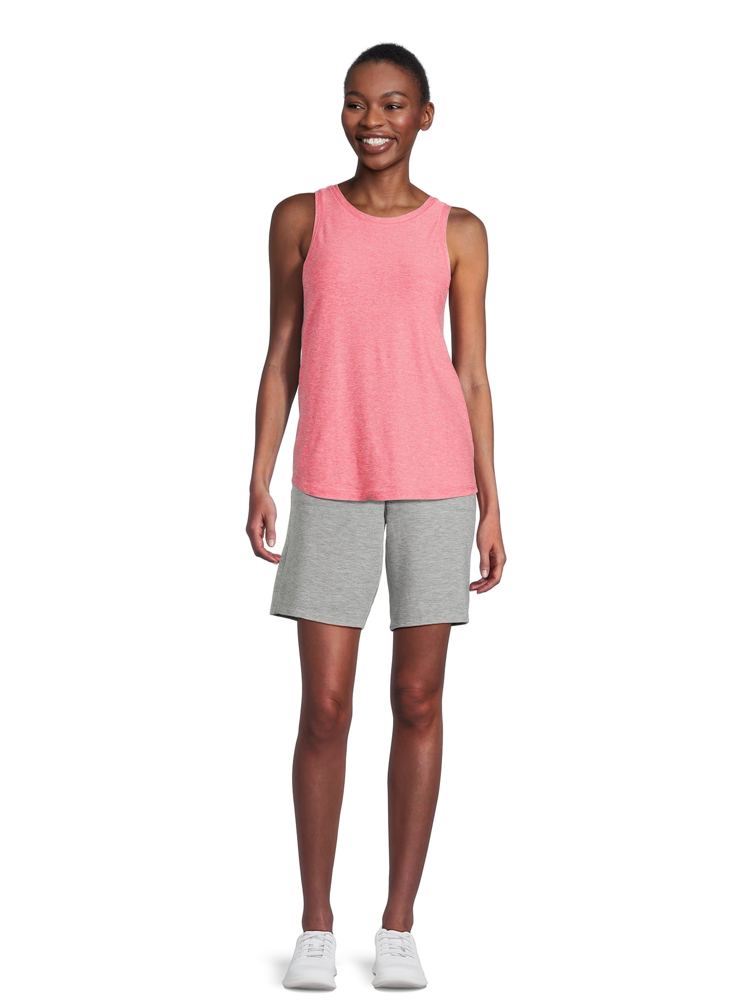 Athletic Works Women's and Women's Plus French Terry Bermuda Shorts, Sizes XS-4X