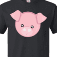 thumbnail image 4 of Inktastic Cute Pig, Little Pig, Pig Head, Pink Pig T-Shirt, 4 of 5
