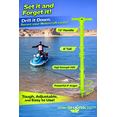 thumbnail image 4 of Sport Anchor - Shallow Water Anchor Pole for Boats and PWC. Easy Storage, High-Strength ABS (4' tall), 4 of 8