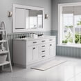 thumbnail image 3 of Water Creation Hartford 72" Double Sink Bath Vanity with Mirror in White, 3 of 6