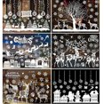 thumbnail image 1 of Evago Paquete de 2 Ventanas navideñas de Doble Cara Decoraciones navideñas para Ventanas Adhesivos estáticos para Ventanas Navidad Santa Reidder Calcomanías para Ventanas Ventana para niños St, 1 of 2