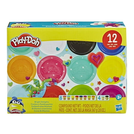Play-Doh Bright Delights 12-Pack, Perfect Party Favors