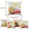 thumbnail image 2 of Fall Pillow Covers 18x18 Inch Set of 4 Farmhouse Happy Fall Yall Pumpkin Pillow Covers Throw Pillow Covers for Couch Pillows Fall Decor Decorations Thanksgiving Autumn Holiday Harvest, 2 of 9