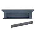 thumbnail image 3 of NovaSolo Halifax Mahogany Wood 4 Hook Coat Rack in Blue Black Antique, 3 of 9