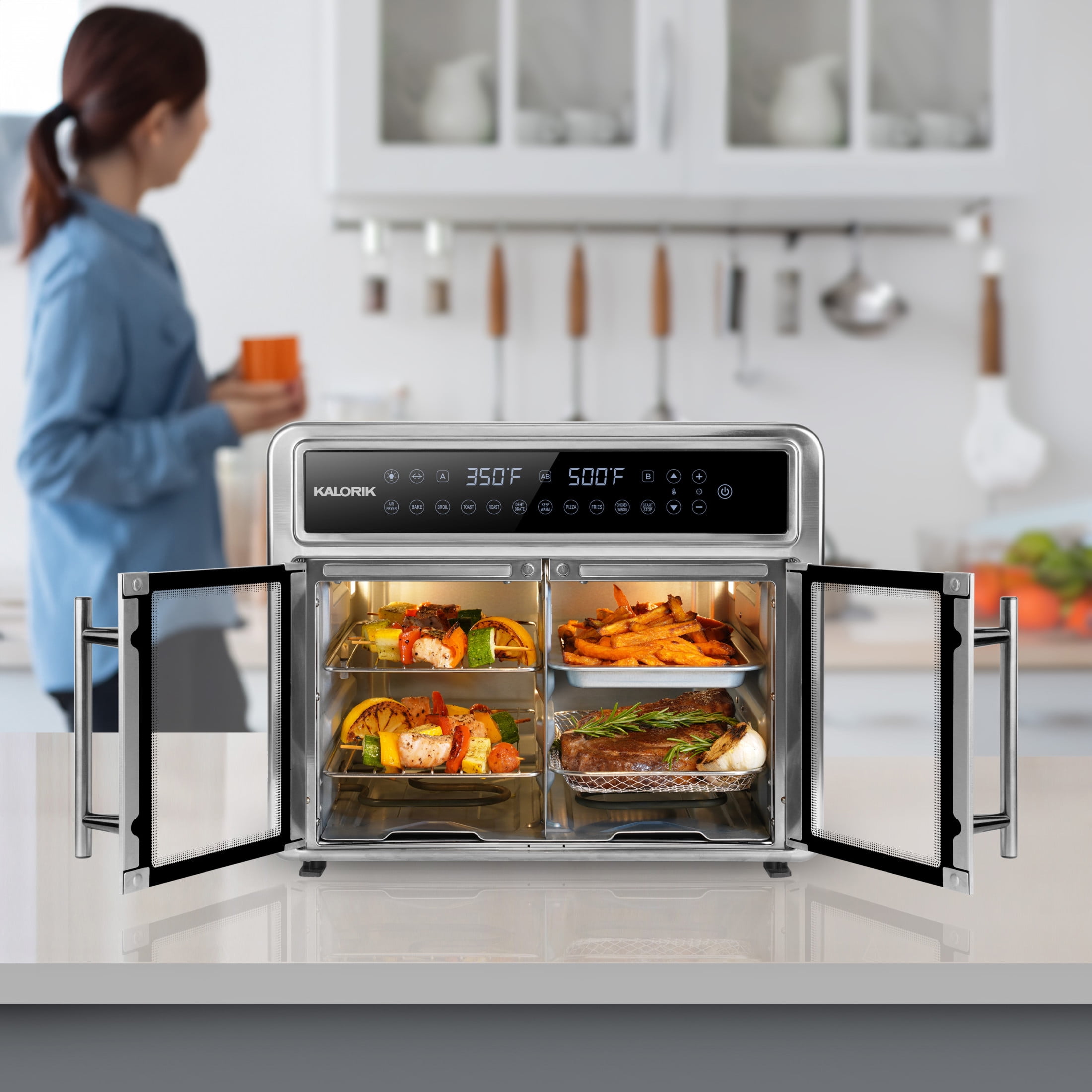 Kalorik MAXX® 26 Quart Large Capacity Flex Trio Air Fryer Oven