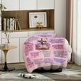 thumbnail image 5 of Funnil Positive Daily Affirmations Blanket, Healing Get Well Gifts for Women, Christmas Birthday Motivational Gifts for Female 50"x60" Pink, 5 of 9