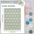 thumbnail image 2 of 12Sheets 12 Styles Mini Dollhouse Living Room Bedroom Wallpaper Dollhouse Decorative Sticker Sheet Mixed Color 297 -298x210x0.2mm, 2 of 5