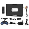 thumbnail image 3 of 9.8 "Portable DVD Player, Mini TV 3D TV Sound 270 ° Rotating Screen, FM Radio Function Play CD / DVD / VCD / EVD / MPEG4 Disc / USB Stick / SD / MS / MMC Memory Card, etc. (EU), 3 of 4