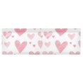 thumbnail image 6 of Yayeee Kitchen Valance Rod Pocket 54" x 18" Living Room Window Curtain, Hand Drawn Hearts, 6 of 6